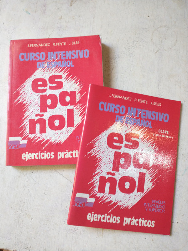 Libro usado en venta: Curso intensivo de Espa?ol - Ejecicios practicos y Guia; editorial SGEL impreso en 1997.1