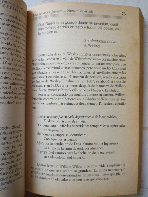 Libro usado en venta: Seamos personas de influencia de John C. Maxwell - Jim Dornan; editorial Caribe impreso en 1998 envios a todo el mundo.3