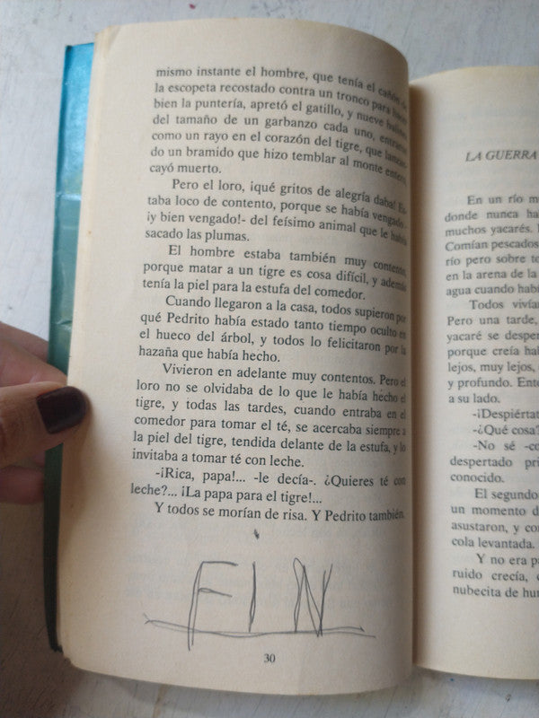Libro usado en venta: Cuentos de la selva de Horacio Quiroga; editorial Cinar impreso en 1994 realizamos envios a todo el mundo.3