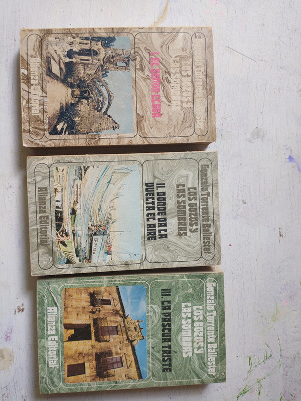 Libro usado en venta: Los gozos y las sombras - 3 Vol. de Gonzalo Torrente Ballester; editorial Alianza impreso en 1982 envios a todo el mundo.1