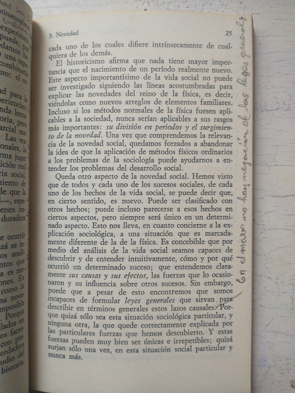 Libro usado en venta: La miseria del historicismo de Karl R. Popper; editorial Alianza impreso en 1973 realizamos envios a todo el mundo.2