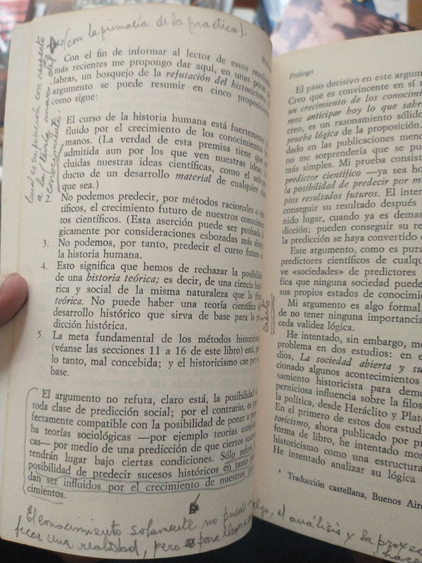 Libro usado en venta: La miseria del historicismo de Karl R. Popper; editorial Alianza impreso en 1973 realizamos envios a todo el mundo.3