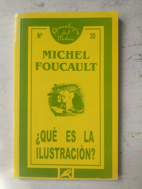 Libro usado en venta: ?Que es la ilustracion? de Michael Foucault; editorial La Piqueta impreso en 1996 realizamos envios a todo el mundo.1