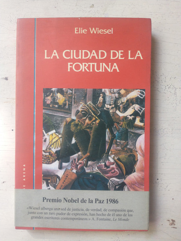 Libro usado en venta: La ciudad de la fortuna de Elie Wiesel; editorial Emece impreso en 1992 realizamos envios a todo el mundo.1