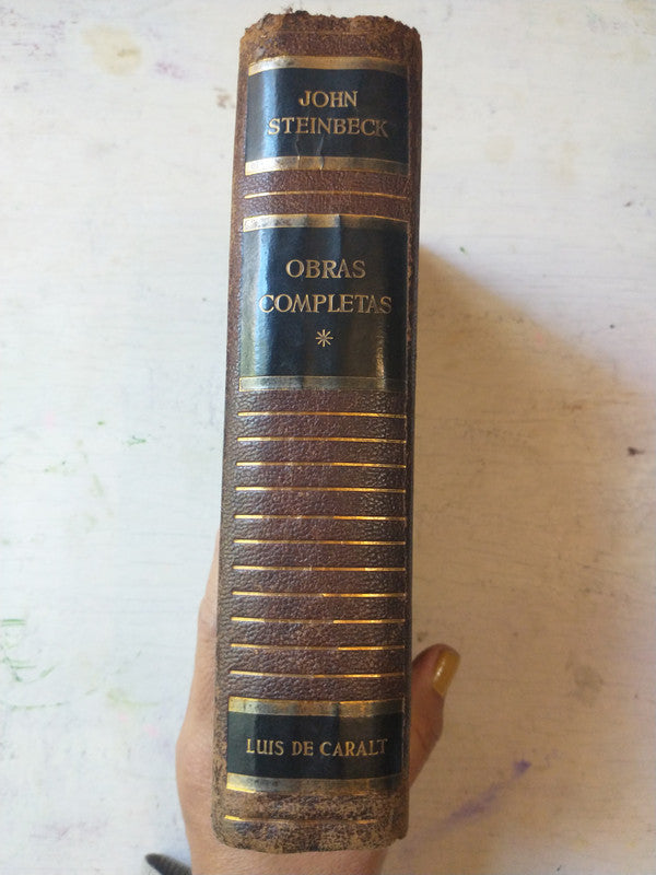 Libro usado en venta: Obras completas - Volumen 1? de John Steinbeck; editorial Luis de Caralt impreso en 1957 realizamos envios a todo el mundo.4