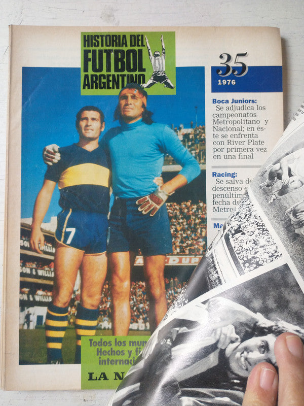 Libro usado en venta: Historia del futbol argentino (fasciculos 1 al 52 + 3 tapas); editorial La Nacion impreso en 1994 envios a todo el mundo.4