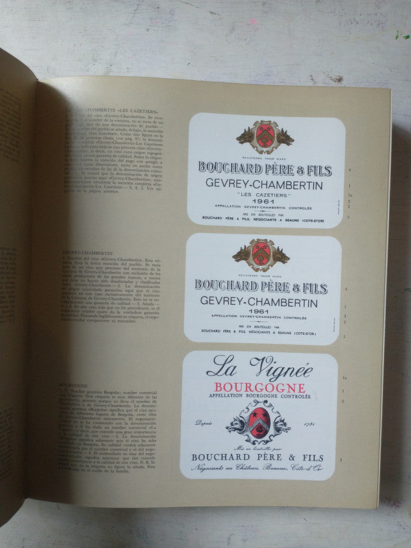 Libro usado en venta: El gran libro del vino de Joseph Jobe; editorial Blume impreso en 1973 realizamos envios a todo el mundo.3
