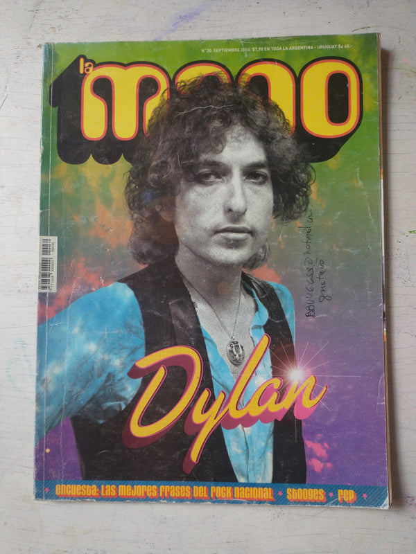 Libro usado en venta: Dylan - Septiembre 2006 - N? 30 de Revista La Mano; impreso en 2006 realizamos envios a todo el mundo.1