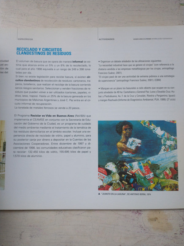 Libro usado en venta: Buenos Aires se aprende; editorial Gobierno de la Ciudad de Bs. As impreso en 2001 realizamos envios a todo el mundo.4