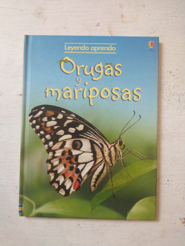 Libro usado en venta: Orugas y mariposas de Stephanie Turbull; editorial Usborne impreso en 2007 realizamos envios a todo el mundo.1