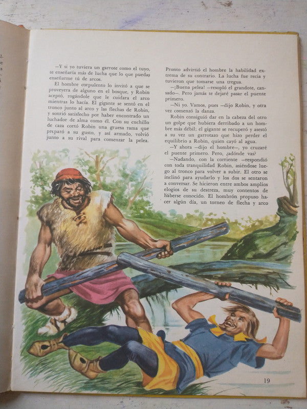 Libro usado en venta: Robin Hood; editorial Sigmar impreso en 1968 realizamos envios a todo el mundo.3