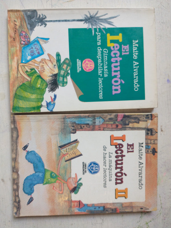Libro usado en venta: El lecturon (Vol 1 y Vol 2) de Maite Alvarado; editorial Libros del Quirquincho impreso en 1989 envios a todo el mundo.1