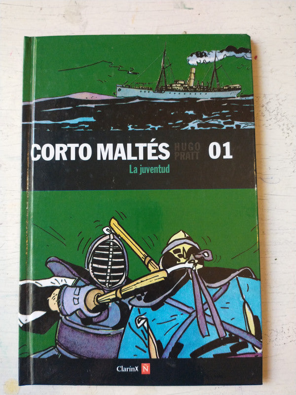 Libro usado en venta: Corto Maltes - La juventud de Hugo Pratt; editorial AGEA impreso en 2010 realizamos envios a todo el mundo.1