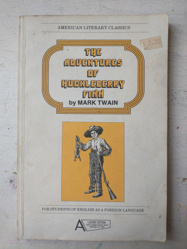 Libro usado en venta: The adventures of Huckleberry Finn de Mark Twain; editorial Ladder Edition impreso en 1988 realizamos envios a todo el mundo.1
