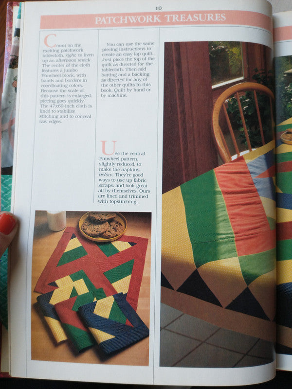 Libro usado en venta: New Parchwork & Quilting; editorial Meredith impreso en 1987 realizamos envios a todo el mundo.3