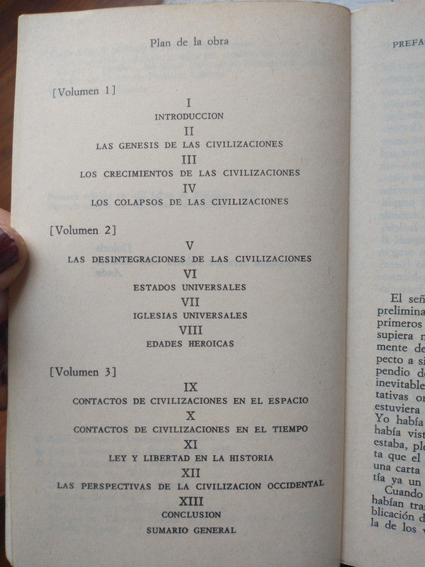 Libro usado en venta: Estudio de la historia (3 Tomos) de Arnold J. Toynbee; editorial Alianza impreso en 1971 realizamos envios a todo el mundo.3