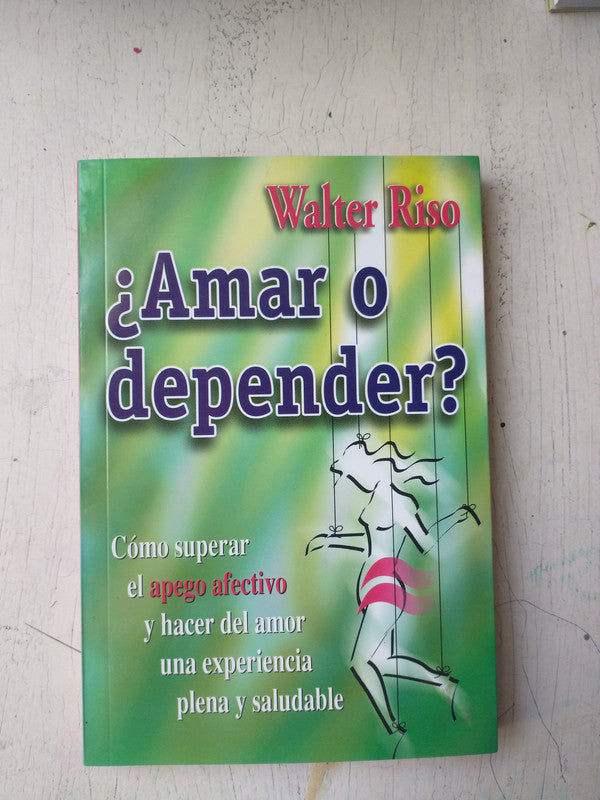 Libro usado en venta: ?Amar o depender? de Walter Riso; editorial Norma impreso en 1999 realizamos envios a todo el mundo.1