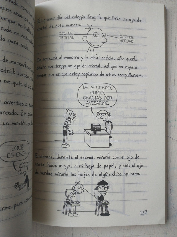 Libro usado en venta: Diario de Greg 2 de Jeff Kinney; editorial Del Nuevo Extremo impreso en 2012 realizamos envios a todo el mundo.2