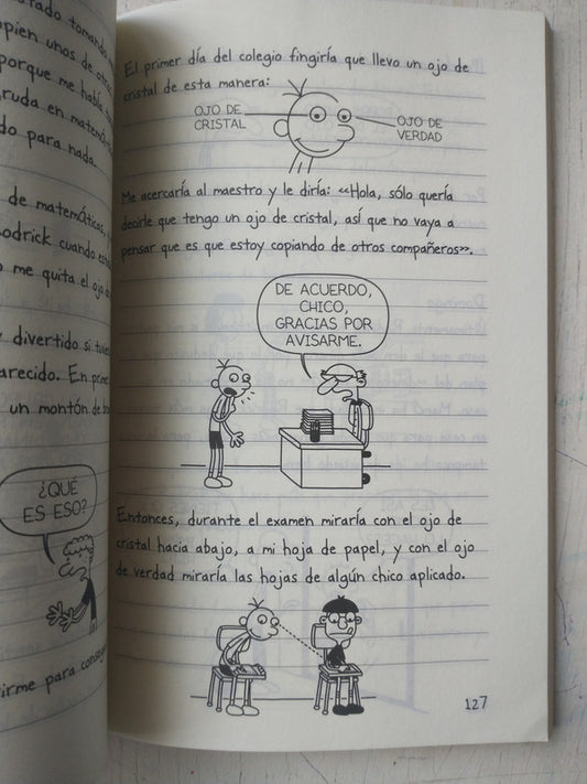 Libro usado en venta: Diario de Greg 2 de Jeff Kinney; editorial Del Nuevo Extremo impreso en 2012 realizamos envios a todo el mundo.2