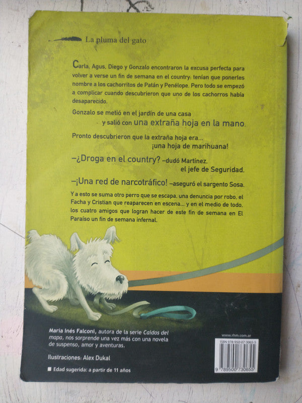 Libro usado en venta: Fin de semana en el paraiso, Corazones en juego de Maria Ines Falconi; editorial Sudamericana impreso en 2010.2