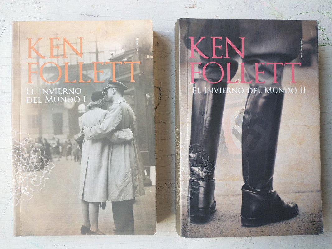 Libro usado en venta: El invierno del mundo - 2 Tomos de Ken Follett; editorial Sudamericana impreso en 2015 realizamos envios a todo el mundo.1