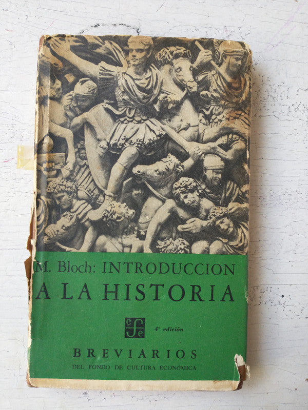 Libro usado en venta: Introduccion a la historia de M. Bloch; editorial Fondo de Cultura Economica impreso en 1965 realizamos envios a todo el mundo.1