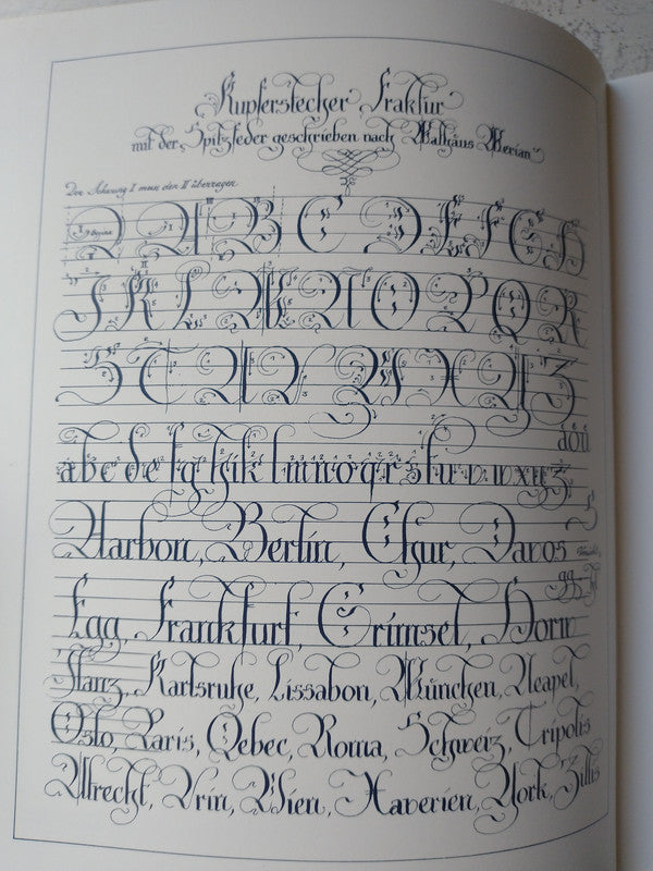 Libro usado en venta: Kalligraphie - Die stille kunst eine feder zu fuhern de Andreas Schenk; editorial A. J. Verlag impreso en 1991.3