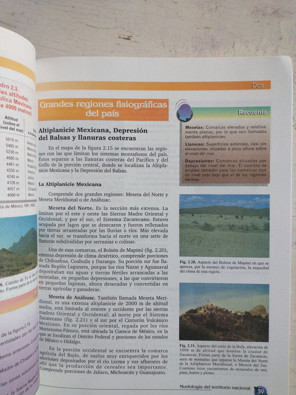 Libro usado en venta: Elementos de geografia de Mexico; editorial Trillas impreso en 1999 realizamos envios a todo el mundo.3