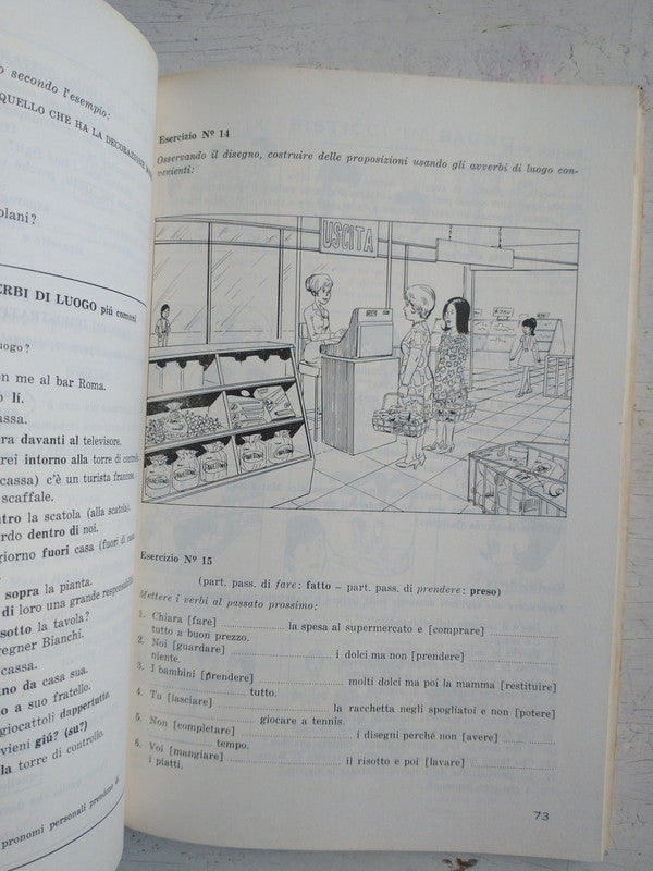 Libro usado en venta: In italiano corso di lingua e civilta a livello iniziale e avanzato; editorial Guerra - Perugia impreso en 1986.2