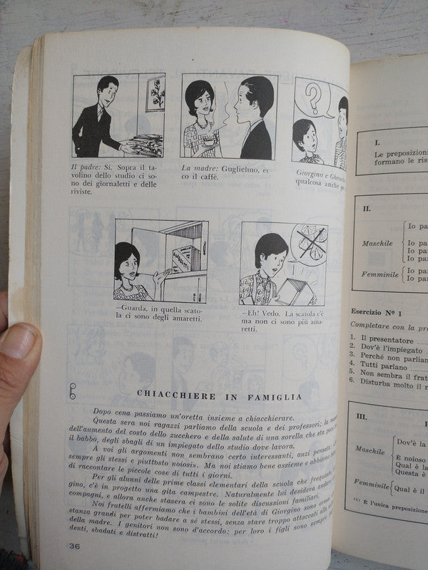 Libro usado en venta: Parliamo italiano 1 de Luciana Berisso - Julio Cesar Scervino; editorial Asociacion Dante Alighieri impreso en 1983.4