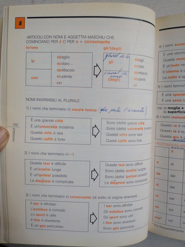 Libro usado en venta: In italiano corso di lingua e civilta a livello iniziale e avanzato; editorial Guerra - Perugia impreso en 1986.4