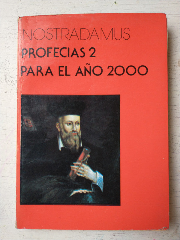 Libro usado en venta: Profecias 2 para el a?o 2000 de Nostradamus; editorial C.S. Ediciones impreso en _ realizamos envios a todo el mundo.1