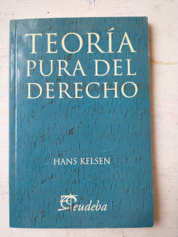 Libro usado en venta: Teoria pura del derecho de Hans Kelsen; editorial Eudeba impreso en 2010 realizamos envios a todo el mundo.1