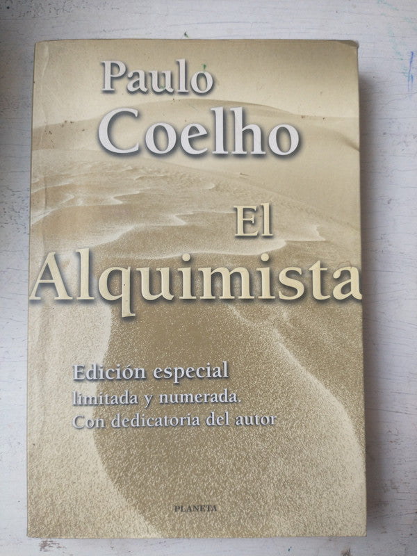 Libro usado en venta: El alquimista de Paulo Coelho; editorial Planeta impreso en 1998 realizamos envios a todo el mundo.1