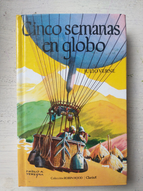 Libro usado en venta: Cinco semanas en globo de Julio Verne; editorial Acme impreso en 2011 realizamos envios a todo el mundo.1