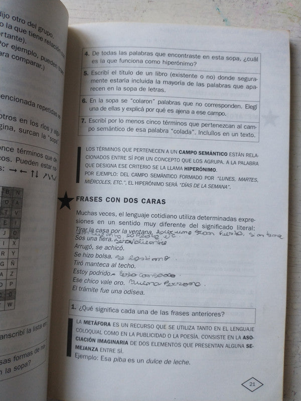 Libro usado en venta: Lengua y literatura activas - Libro dos de Graciela Komerovsky - Noemi Pendzik; editorial Troquel impreso en 1998.2
