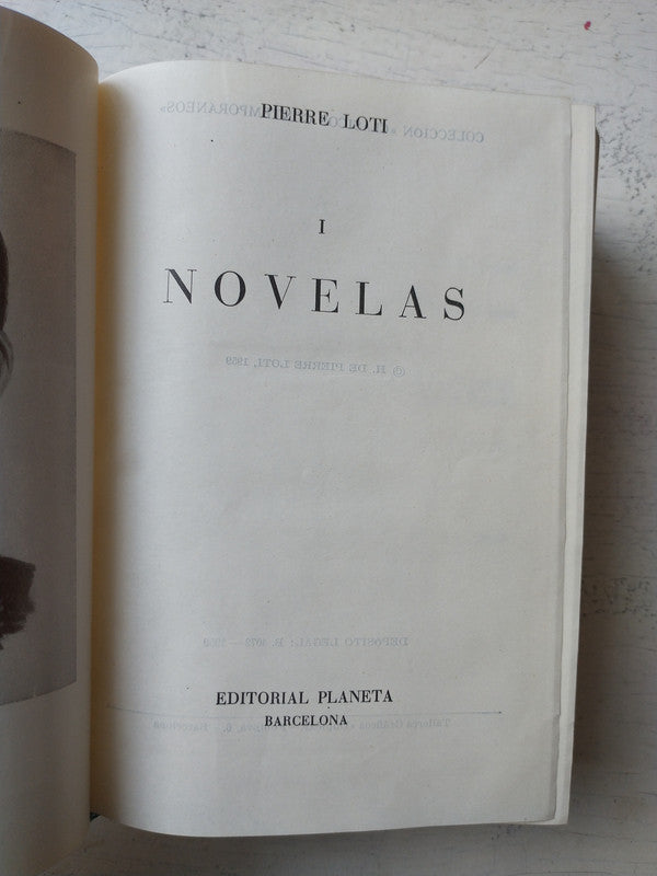 Libro usado en venta: Novelas Tomo 1 de Pierre Loti; editorial Planeta impreso en 1959 realizamos envios a todo el mundo.1