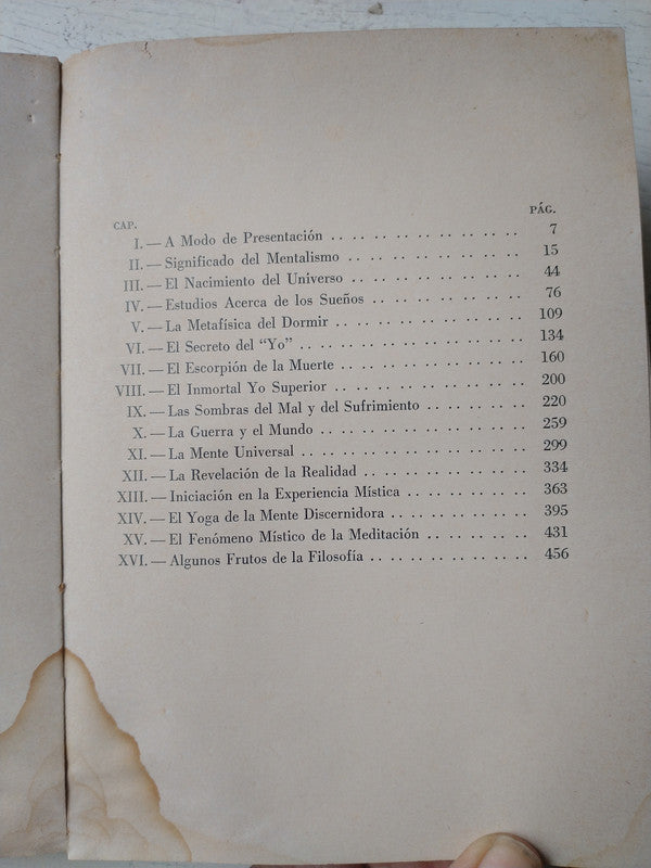 Libro usado en venta: La sabiduria del yo superior de Paul Brunton; editorial Kier impreso en 1966 realizamos envios a todo el mundo.4