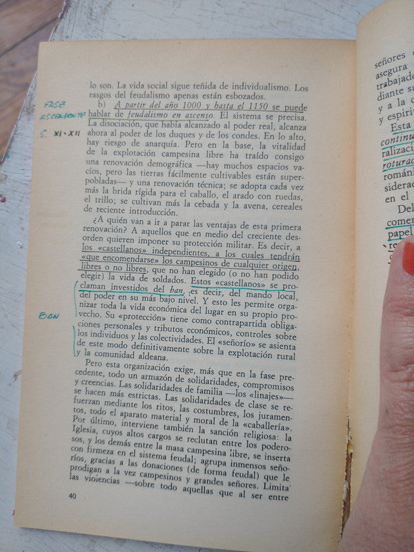 Libro usado en venta: El modo de produccion Feudal; editorial Ambos Mundos impreso en 1982 realizamos envios a todo el mundo.4