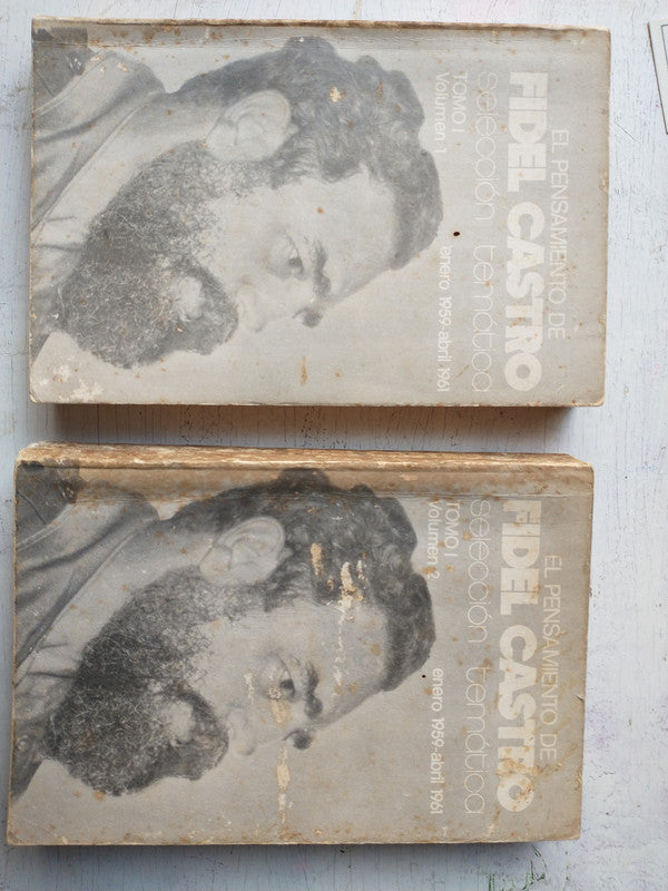 Libro usado en venta: El pensamiento de Fidel Castro (enero 1959 - abril 1961) 2 Vol.; editorial Politica impreso en 1983 envios a todo el mundo.1