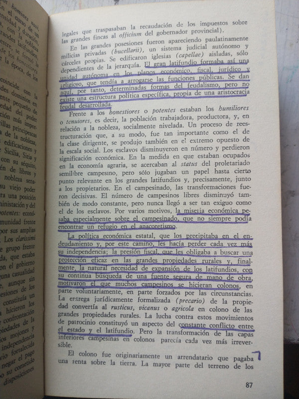 Libro usado en venta: Las transformaciones del mundo mediterraneo (Siglos III-VIII) de Franz Georg Maier; editorial Siglo XXI impreso en 1968.2