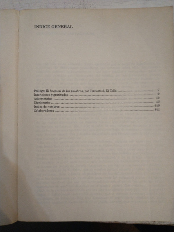 Libro usado en venta: Diccionario de ciencias sociales y politicas de Torcuato S Di Tella; editorial Punto Sur impreso en 1989 envios a todo el mundo.2