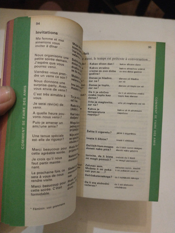 Libro usado en venta: Yougoslave pour le voyage; editorial Berlitz impreso en 1980 realizamos envios a todo el mundo.3