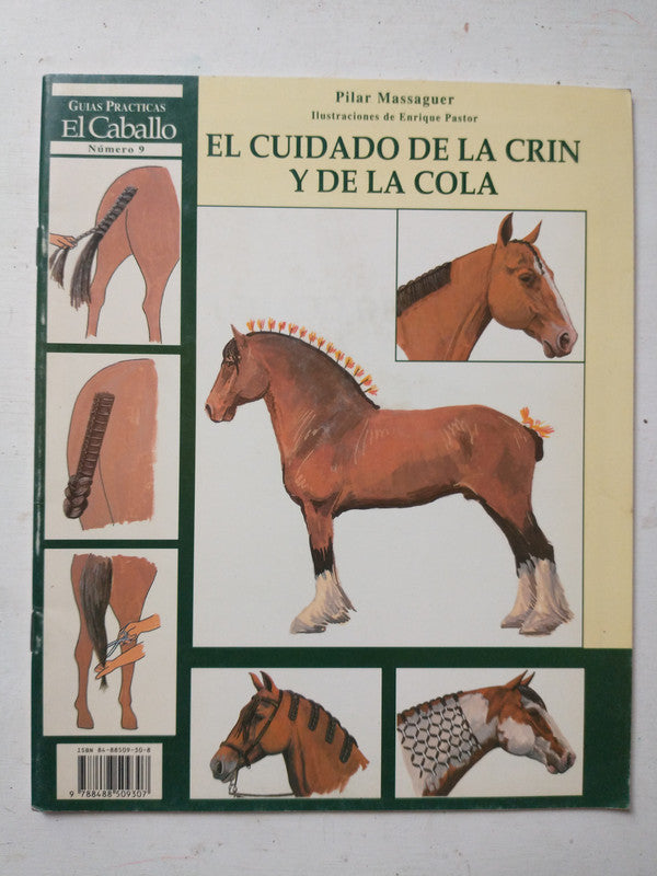 Libro usado en venta: El cuidado de la crin y de la cola - Vol. 9 de Pilar Massaguer; editorial El caballo impreso en 1995 envios a todo el mundo.1