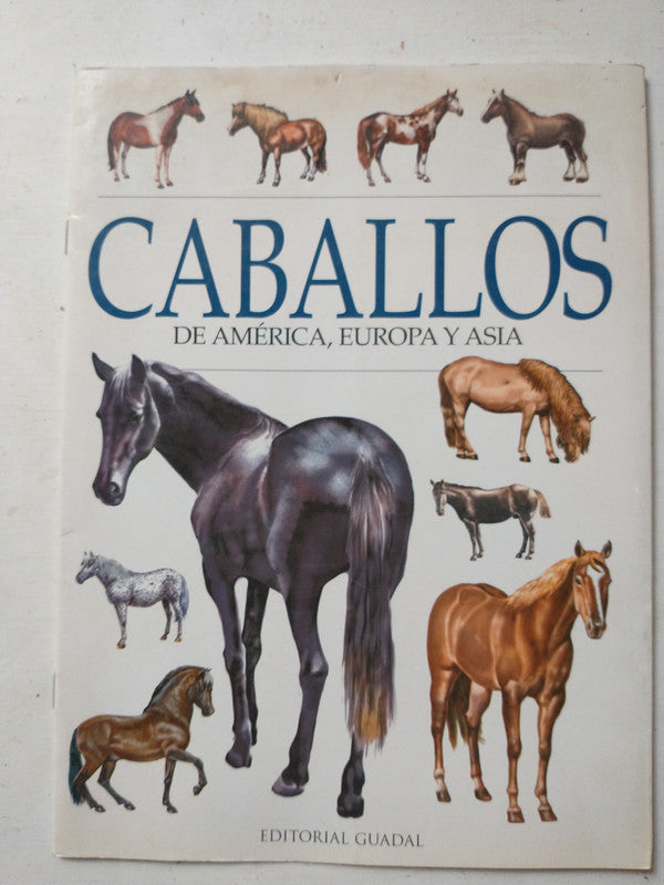 Libro usado en venta: Caballos de America, Europa y Asia; editorial Guadal impreso en 2007 realizamos envios a todo el mundo.1