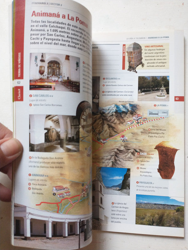 Libro usado en venta: Jujuy y Salta de Guias visuales de la Argentina; editorial AGEA impreso en 2001 realizamos envios a todo el mundo.3