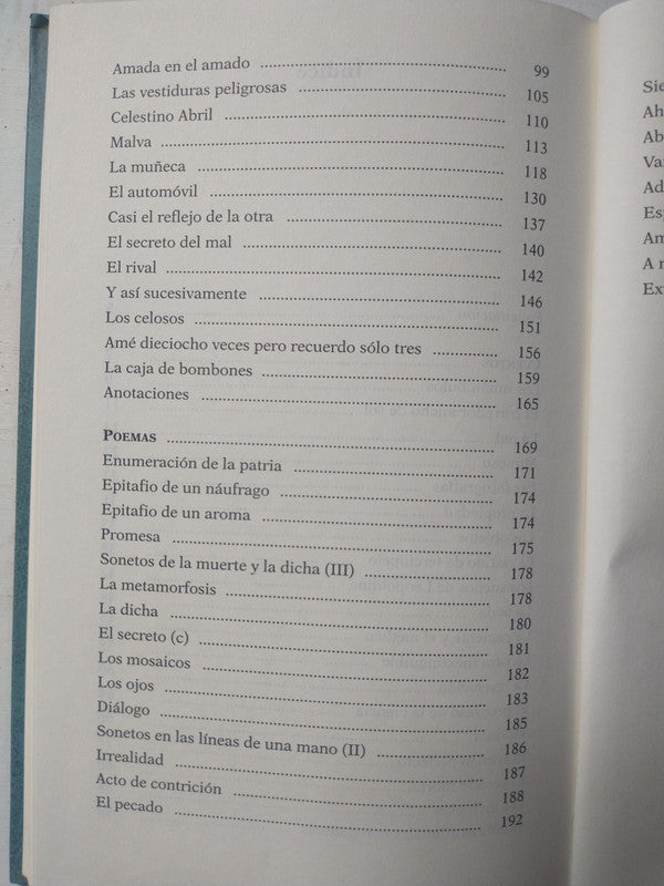 Libro usado en venta: Antologia esencial de Silvina Ocampo; editorial Planeta/La nacion impreso en 2001 realizamos envios a todo el mundo.2