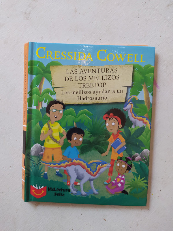 Libro usado en venta: Las aventuras de los mellizos Treetop de Cressida Cowell; editorial Hodder Childrn's Books impreso en 2018.1