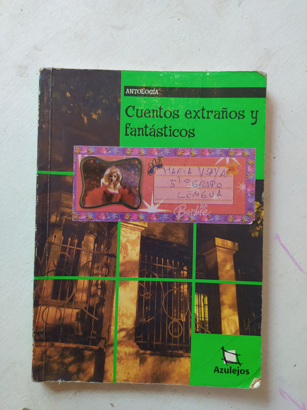 Libro usado en venta: Cuentos extra?os y fantasticos; editorial Angel Estrada impreso en 2004 realizamos envios a todo el mundo.1