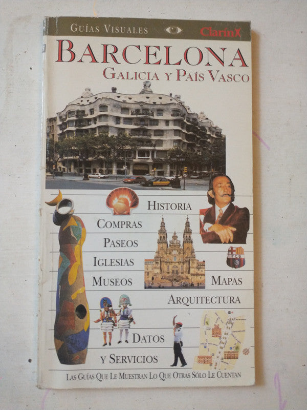 Libro usado en venta: Barcelona, Galicia y Pais Vasco de Guias Visuales; editorial AGEA impreso en 1998 realizamos envios a todo el mundo.1